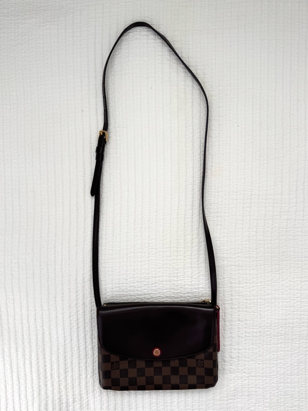 Louis Vuitton Damier Ebene Twice Twinset Crossbody - Picture 3 of 12